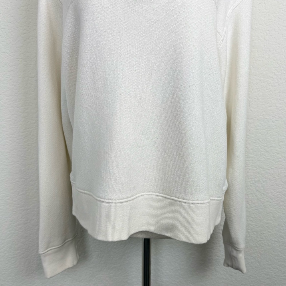 Jenni Kayne Quarter Zip Sweatshirt in Cream Size Small - Picture 4 of 14